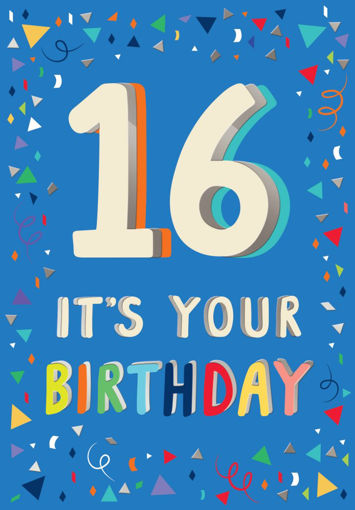Picture of 16 ITS YOUR BIRTHDAY CARD
